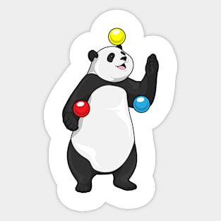 Panda Juggler Juggle Sticker